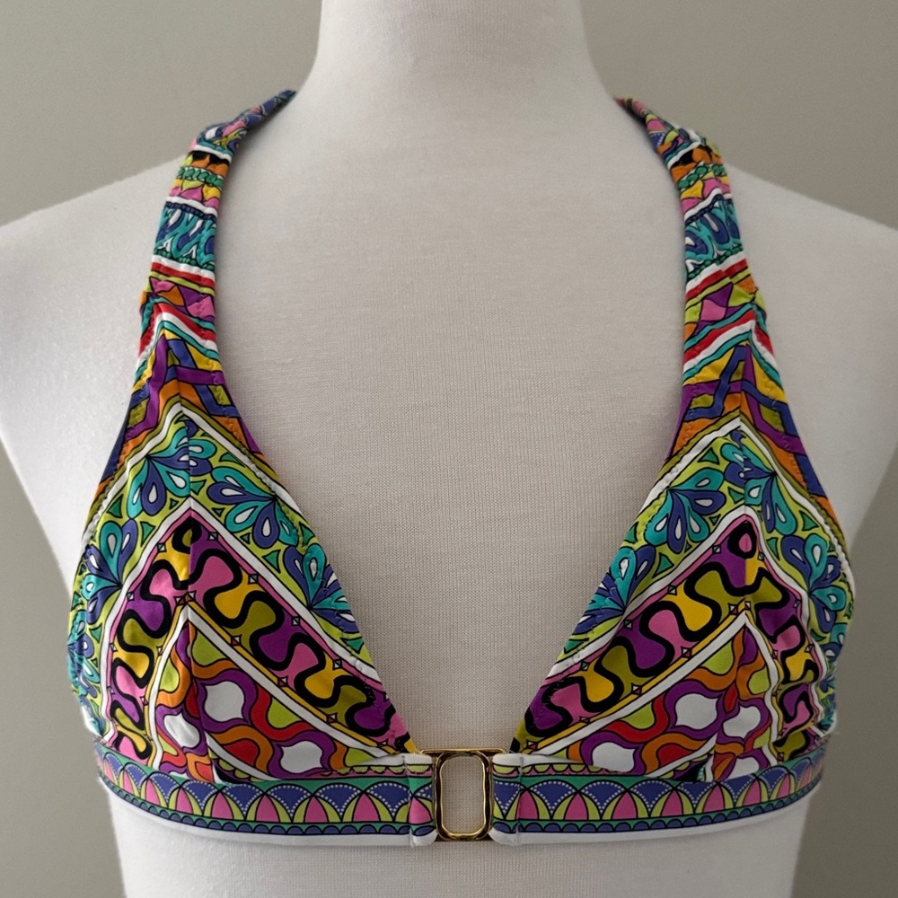 Trina Turk Peruvian Stripe Bikini Top